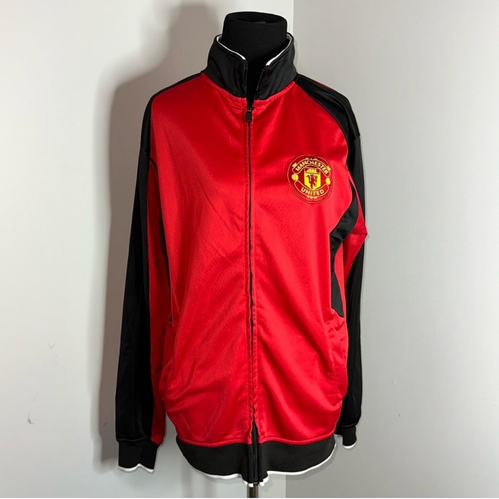 Manchester United Red and Black Jacket